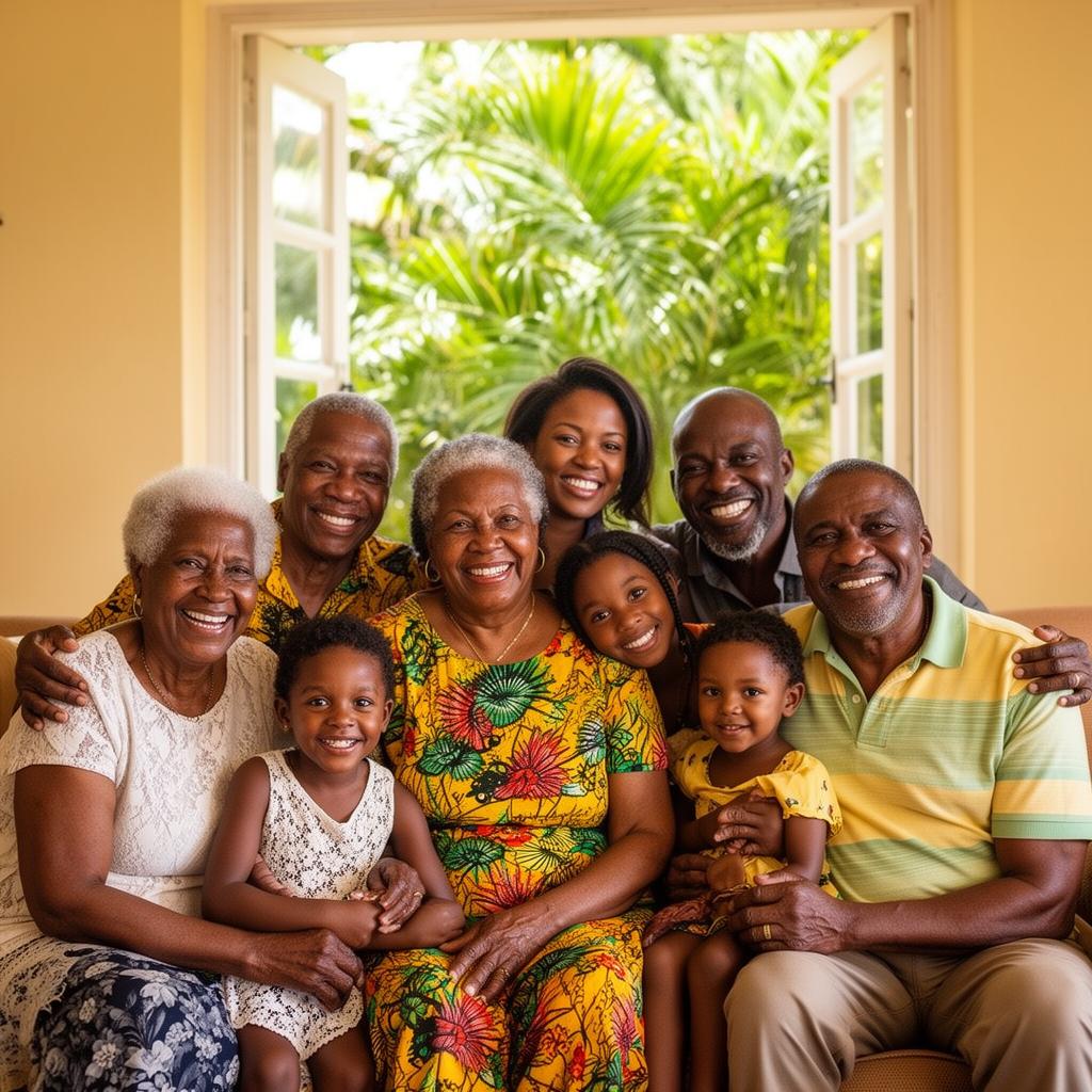 Jamaican family protected by Kenyama Brown's planning